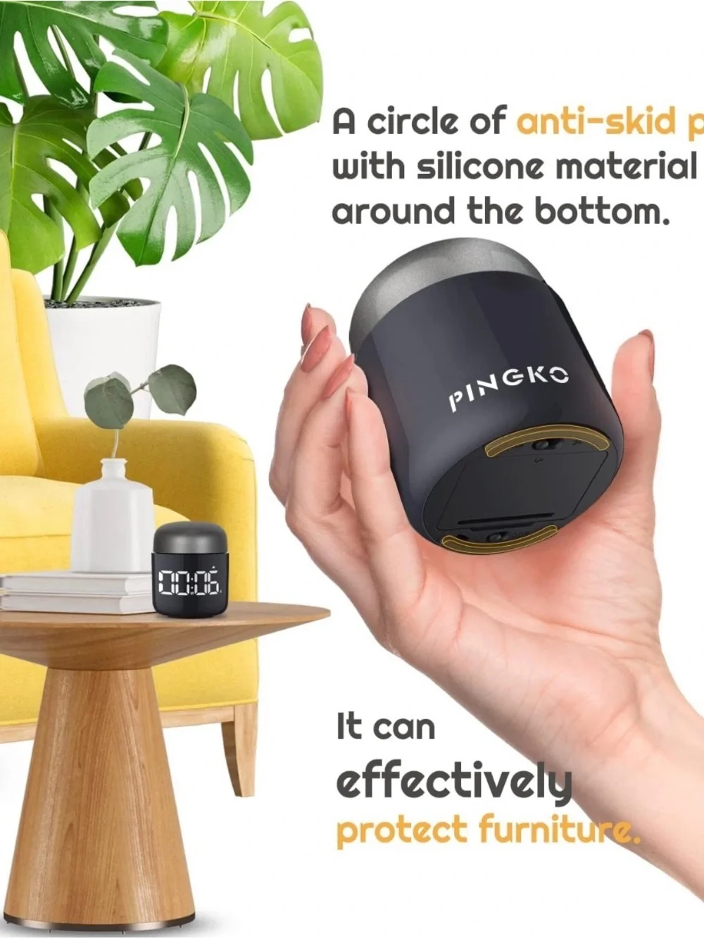 PINGKO Digital Kitchen Timer Large LED Countdown New